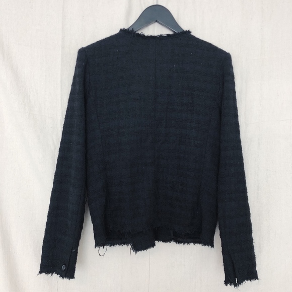 Isabel Marant Etoile Black Tweed Blazer - Picture 5 of 6